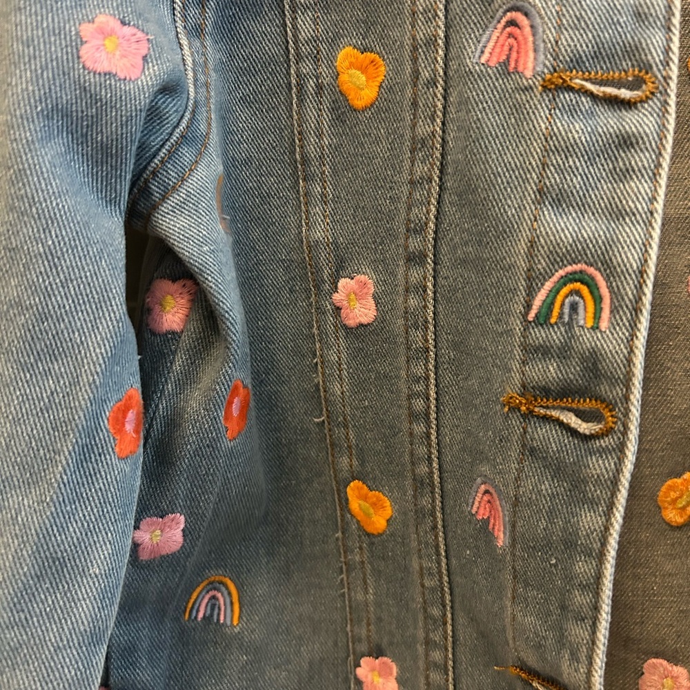 NWT Mudpie denim jacket 4T-5T - Picture 3 of 4